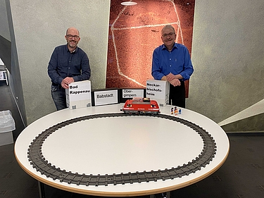 ÖDP-Kreisräte von links: Felix Gaida (Lauffen) und Klaus Ries-Müller (Bad Rappenau) 