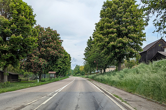 Ortausgang Obergimpern, Richtung Untergimpern